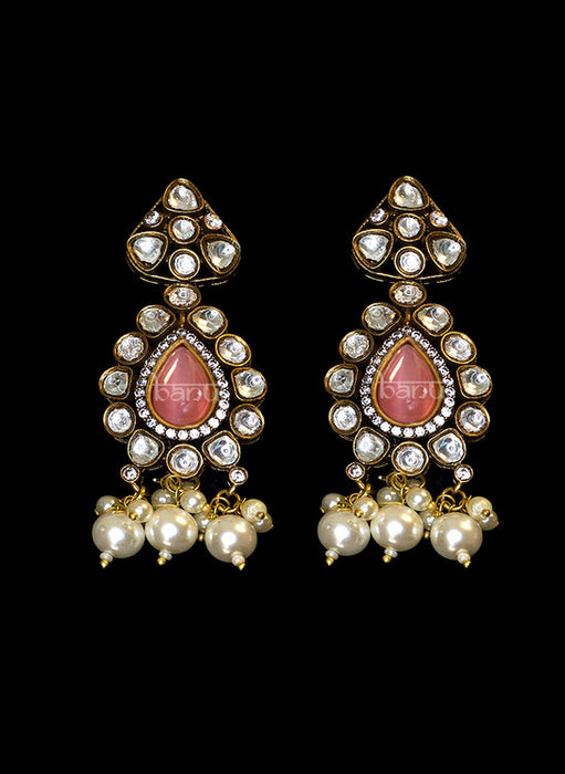 Crimson Crest Pink Jewelry Set