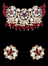Sacred Saffron Red Jewelry Set