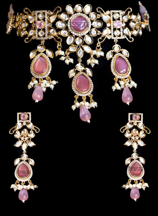 Opulent Orchid Pink Jewelry Set