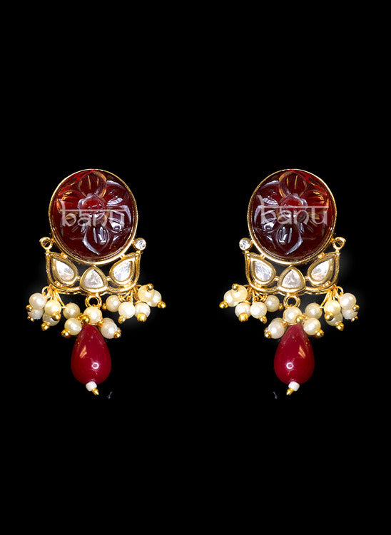 Enchanting Emeralds Red Jewelry Set
