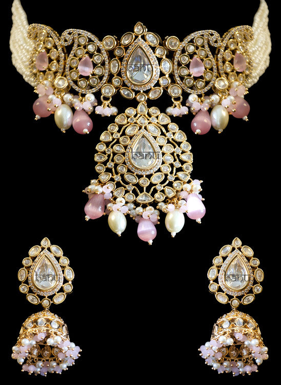 Load image into Gallery viewer, Sparkling Sahara Pink Jewelry Set
