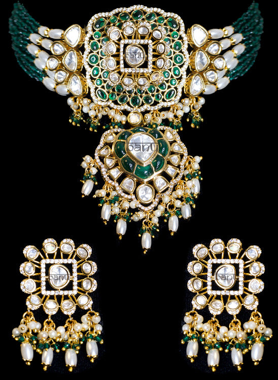 Midnight Mirage Green Jewelry Set