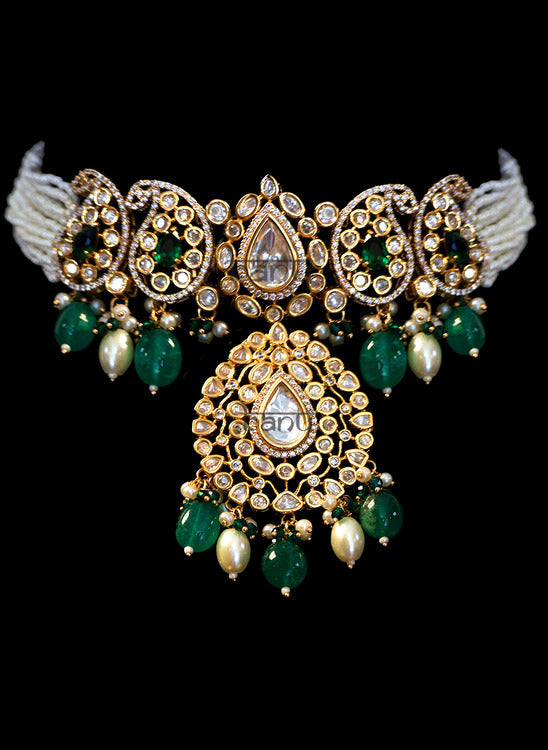 Sparkling Sahara Green Jewelry Set