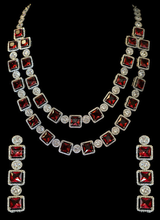 Ruby Radiance Red Jewelry Set