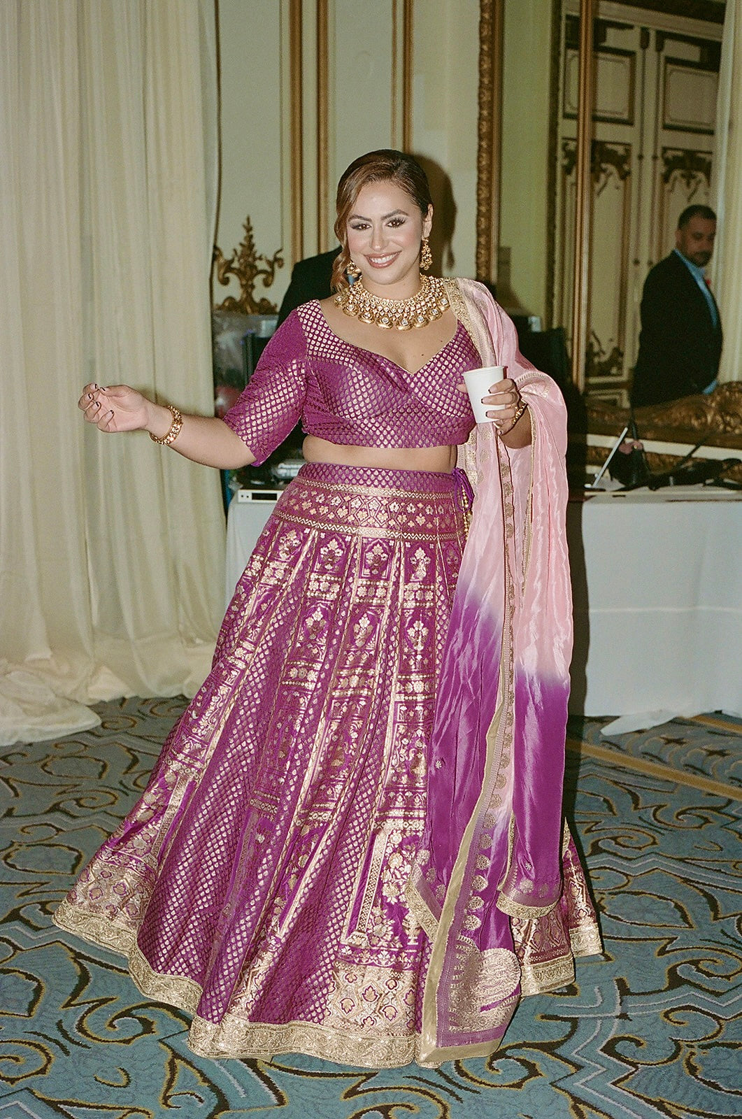 Mauve Lehenga