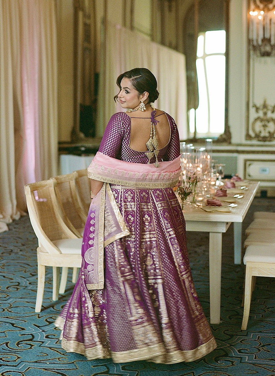 Mauve Lehenga