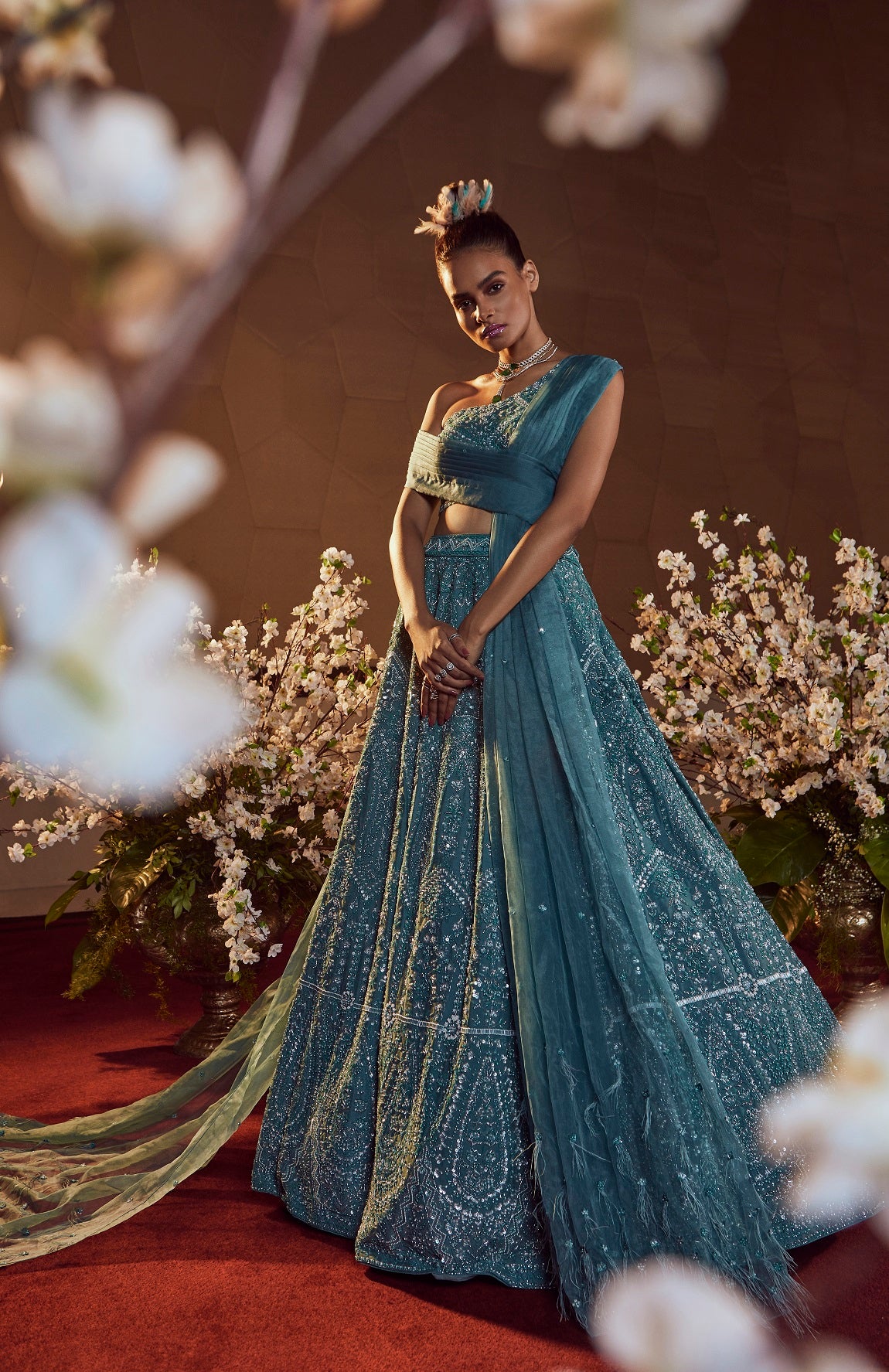 Cerulean Lehenga