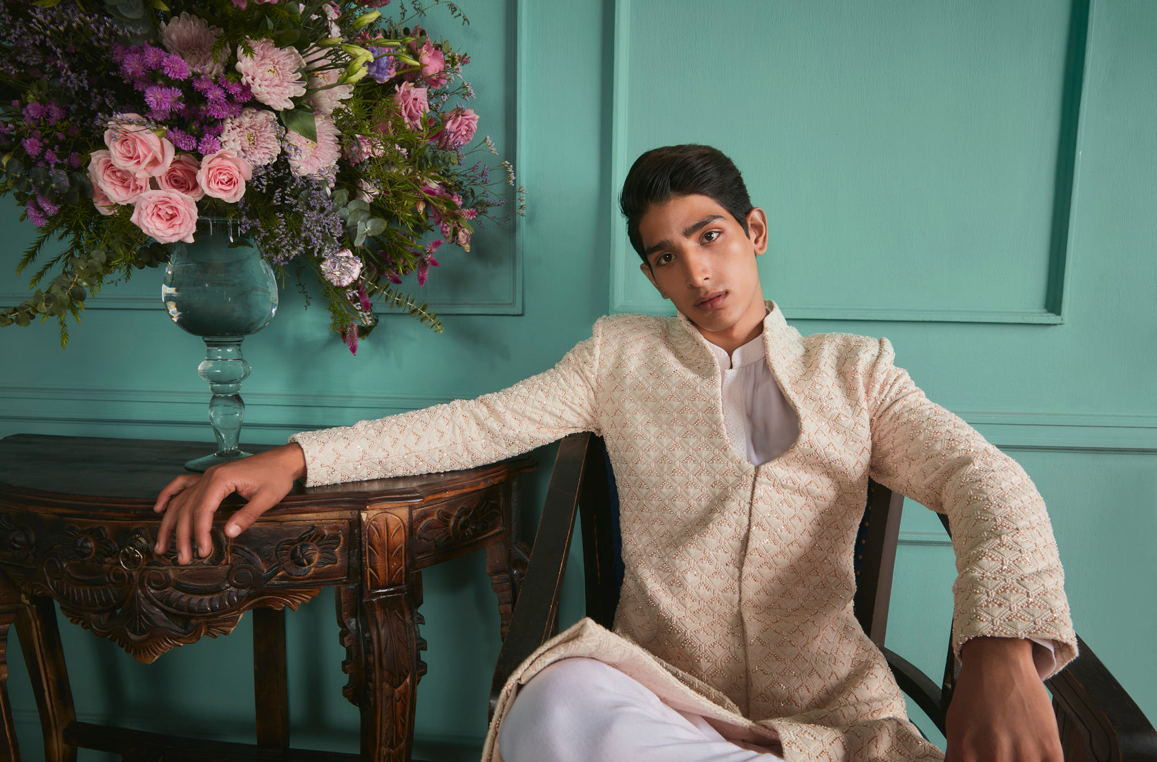 ivory Sherwani