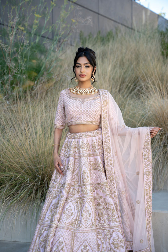 Cerise Pink Lehenga