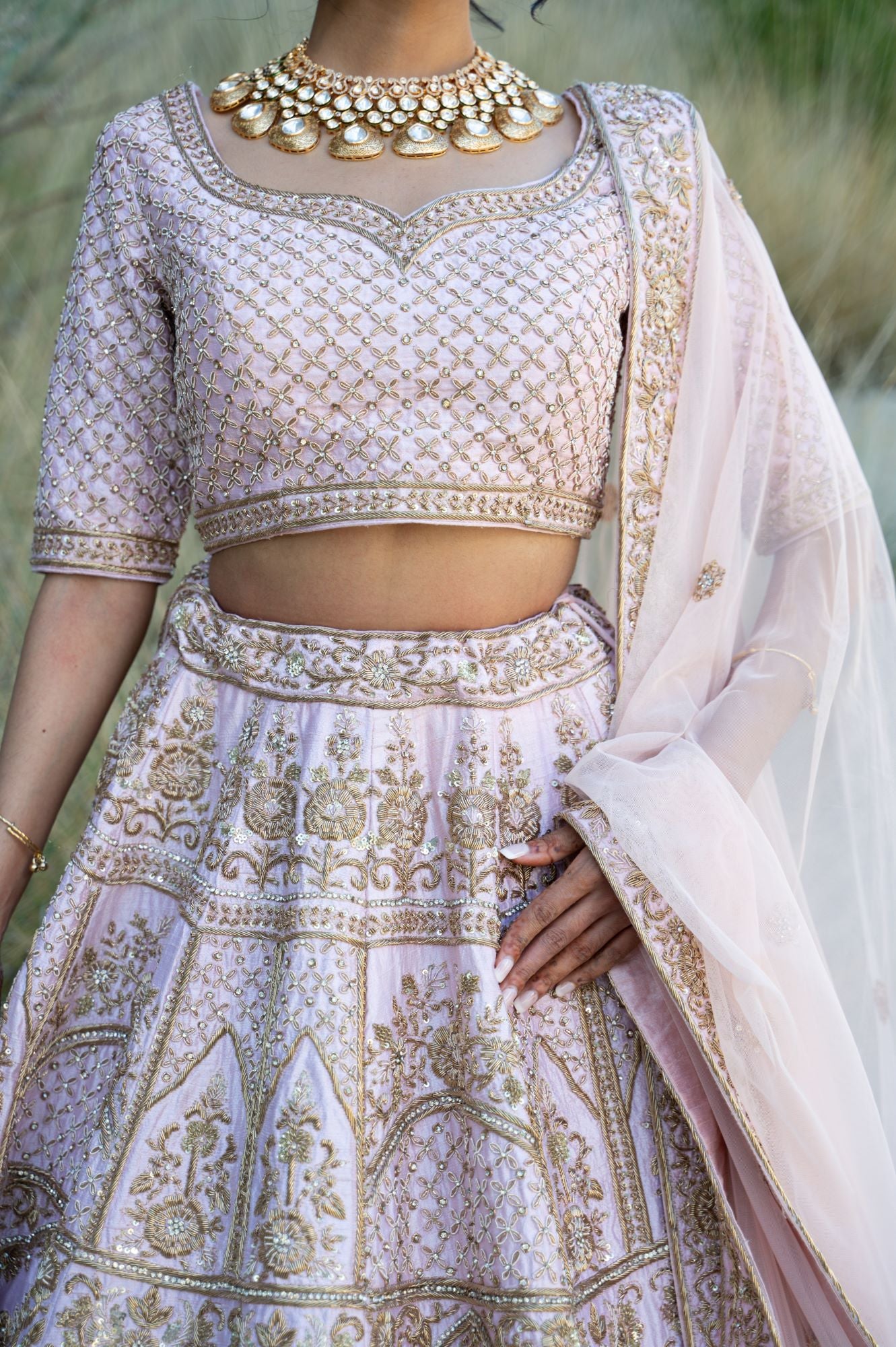 Cerise Pink Lehenga