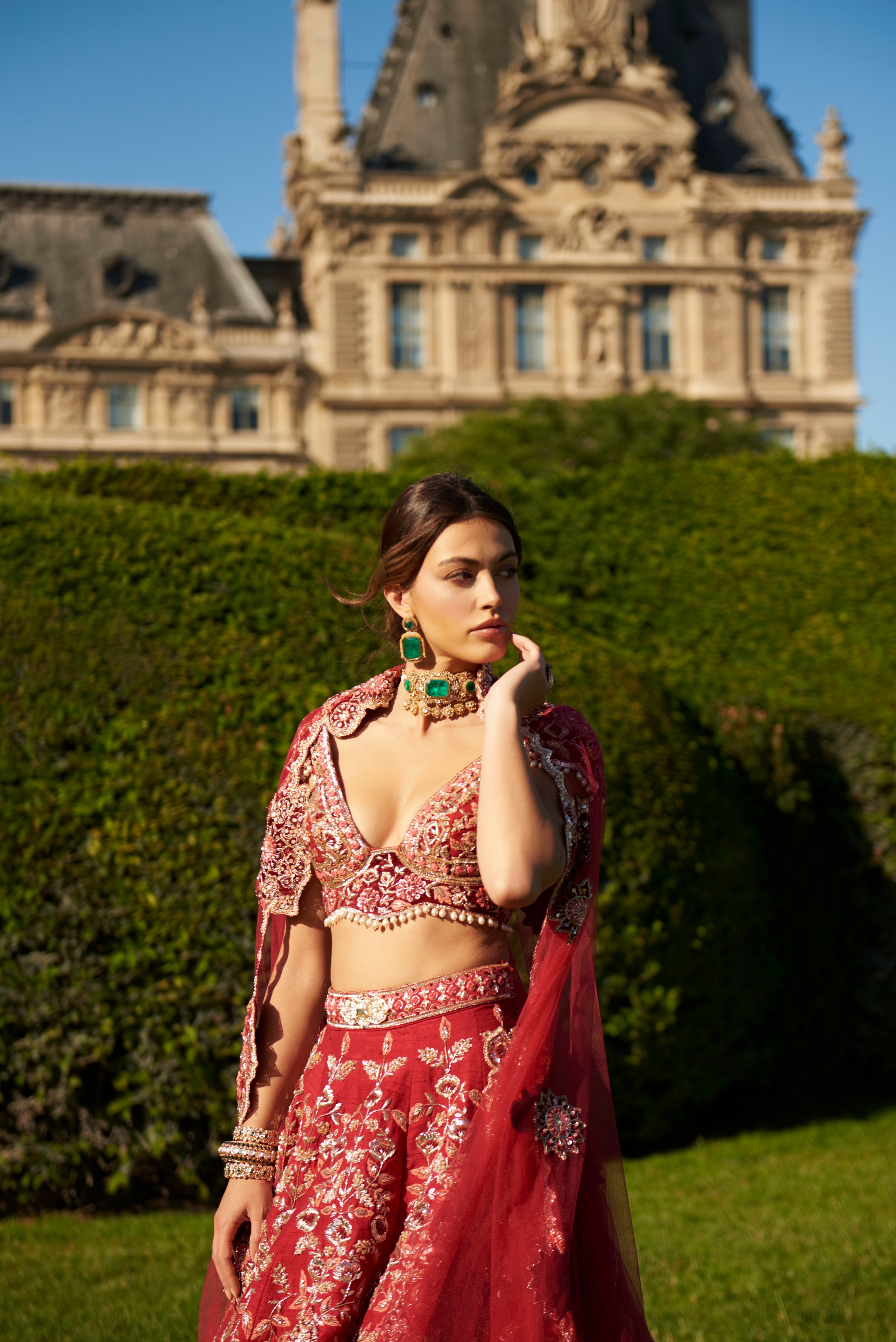 Red Lehenga Set