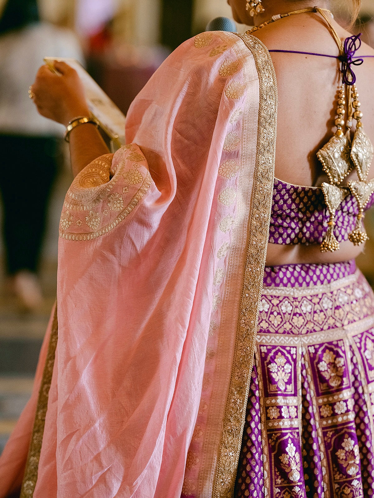 Mauve Lehenga