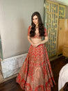 Scarlet red Lehenga