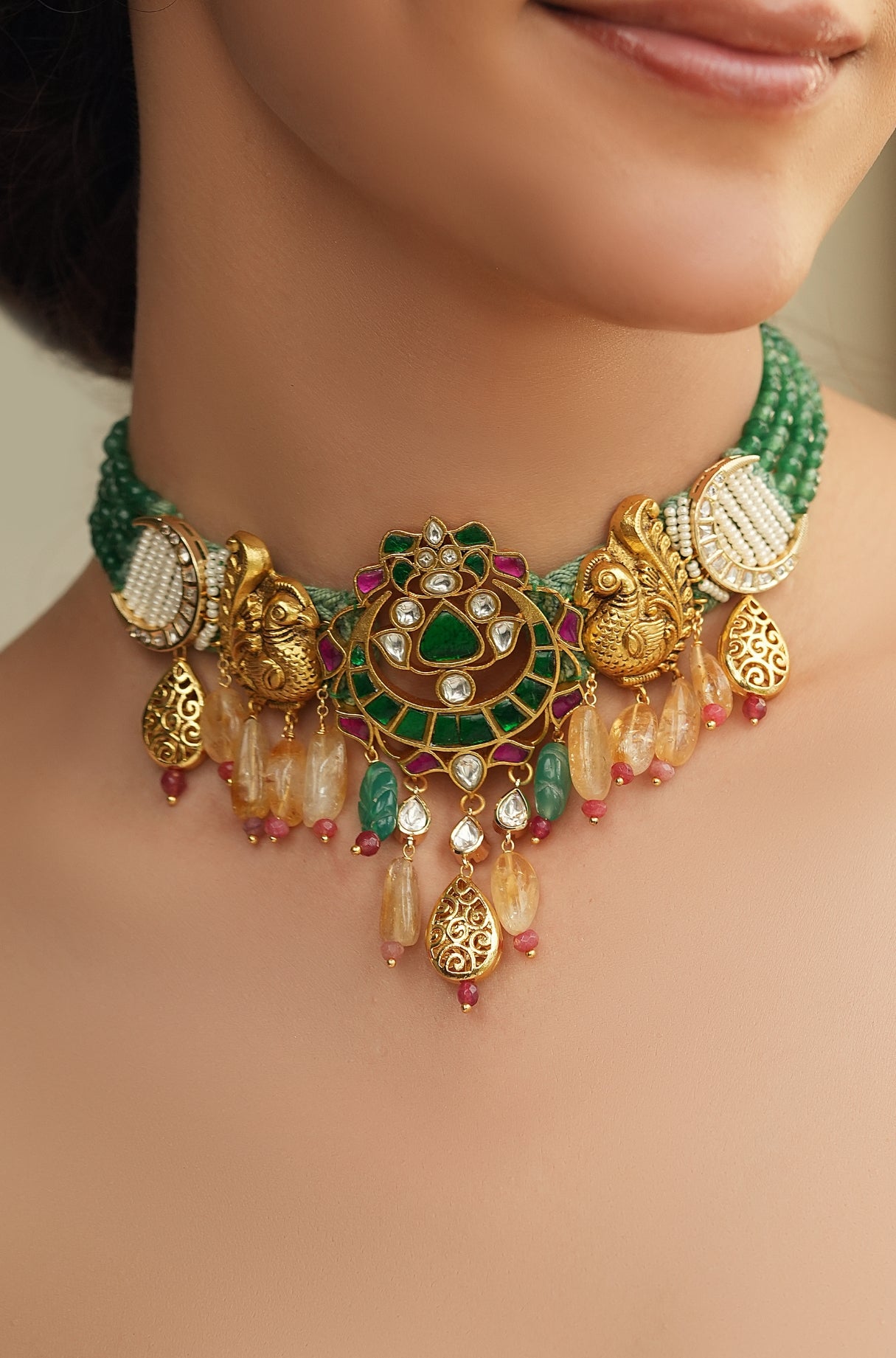 Gaadi Art Rajwadi Choker