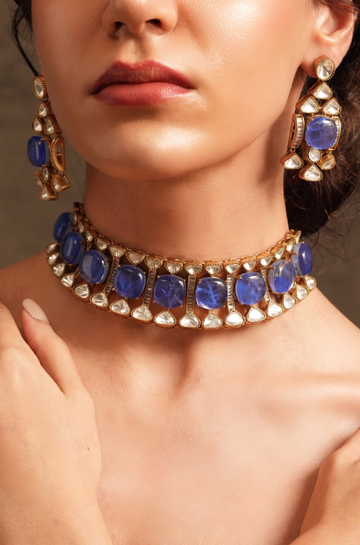 Azure Luxe Choker Set