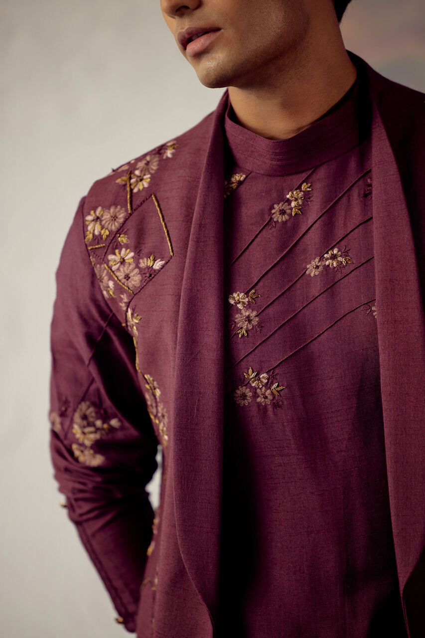 Sophisticated Style: The Merlot Homme Shrug Set Unleash Your Inner Confidence with Merlot