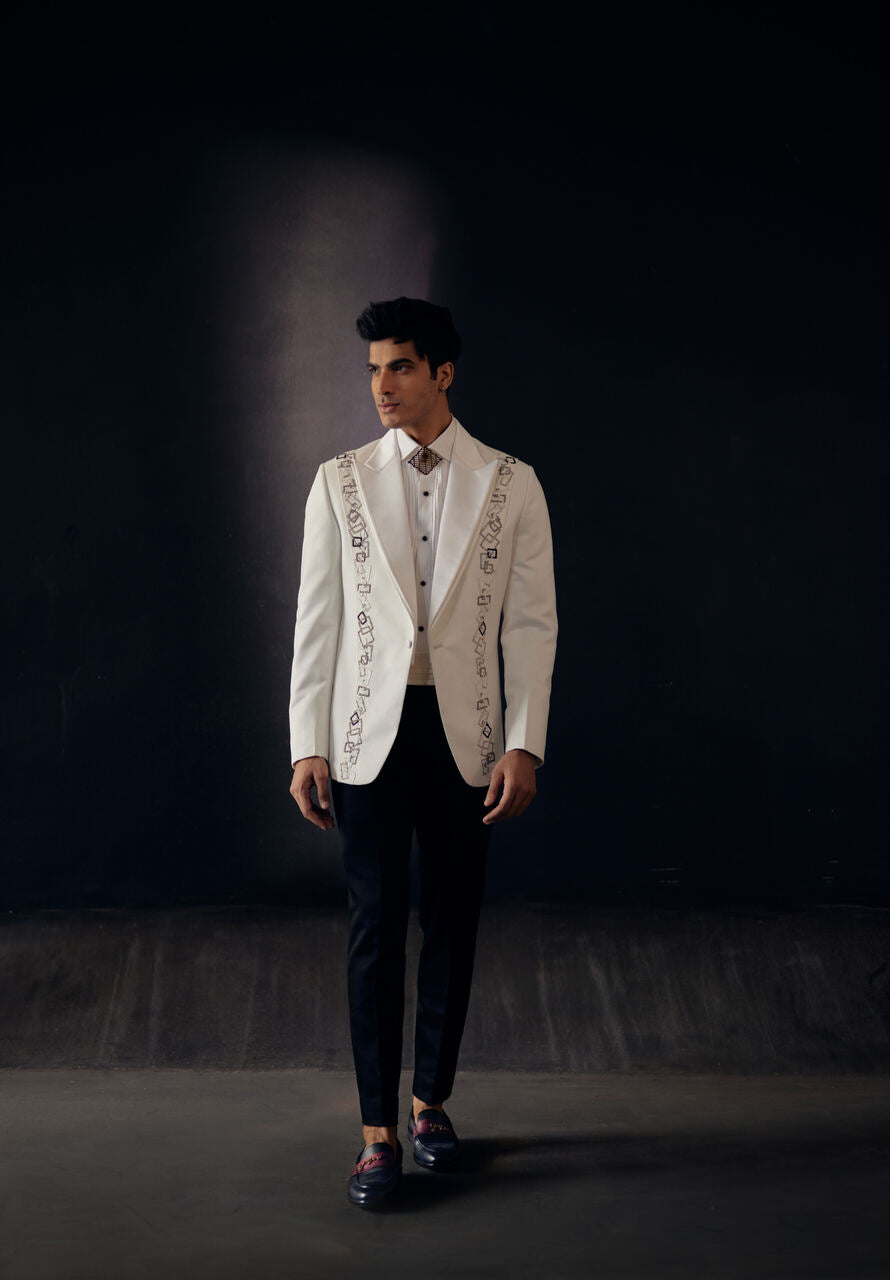 Brick by Brick Tux: Constructing a look of unparalleled elegance