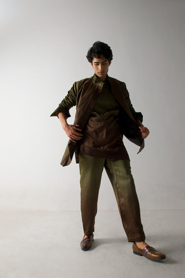 Where rugged meets refined – Mr. Olive Shacket.