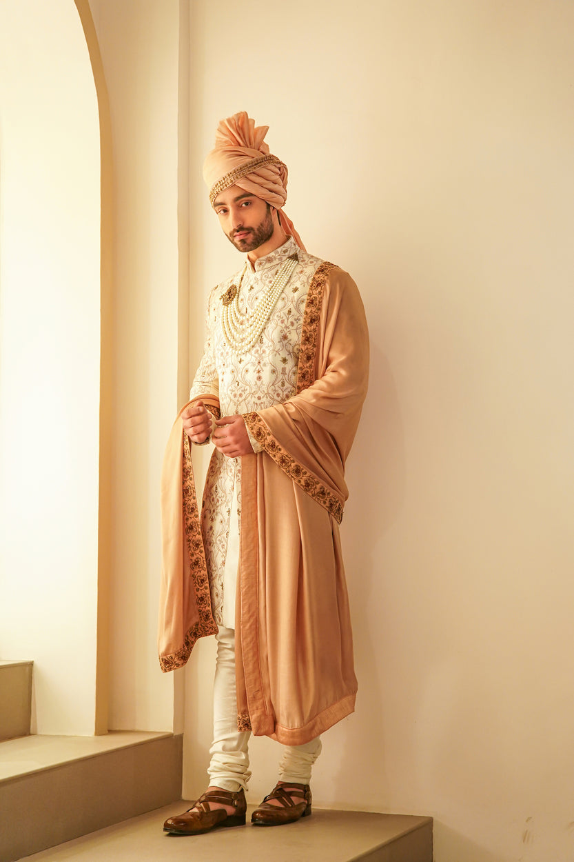 Ombre Jamawar Sherwani: A perfect blend of elegance and tradition
