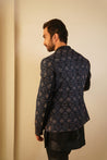Sleek Sophistication: The Midnight Dome Short Jacket Set
