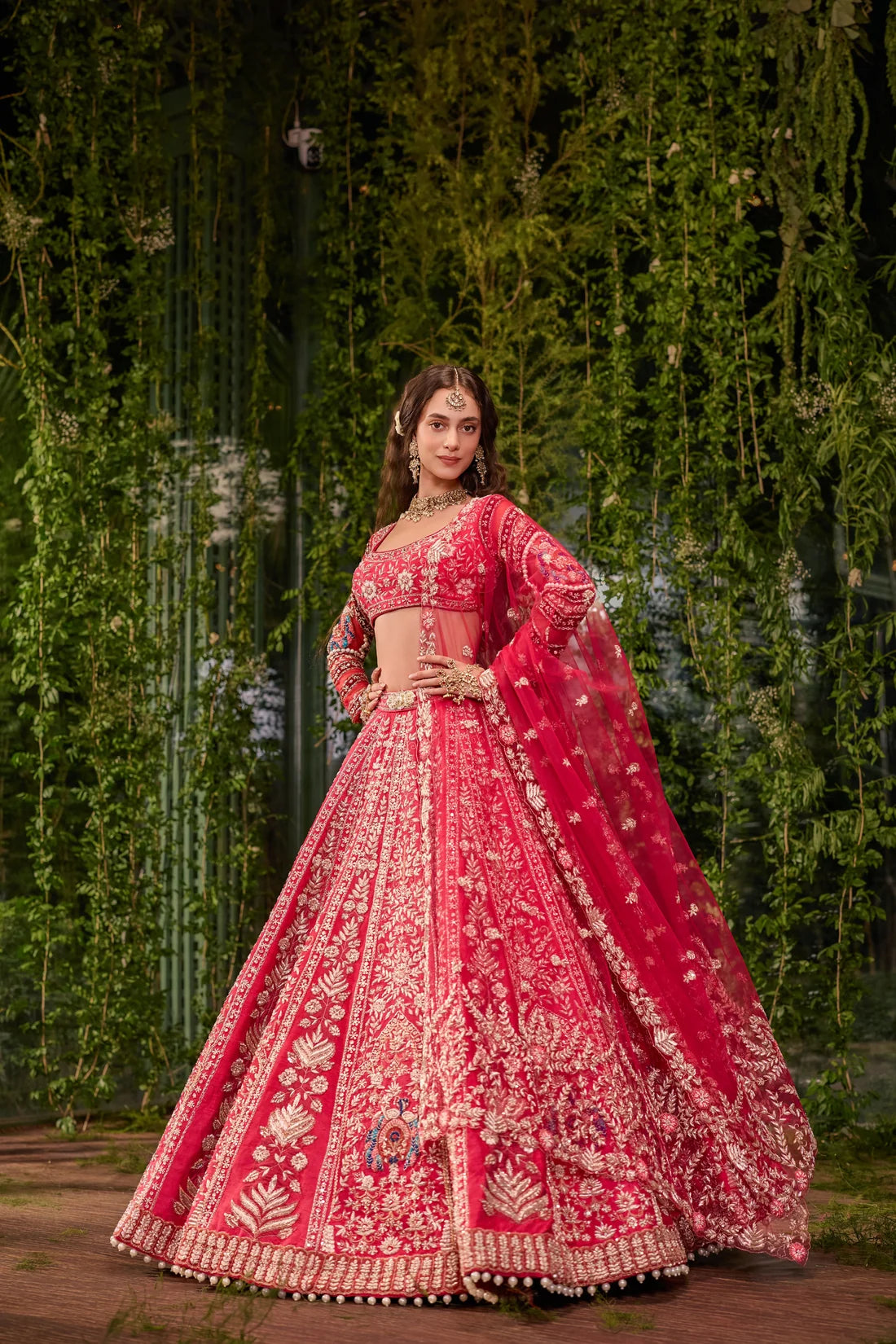 Mayura- The imperial peacock lehenga