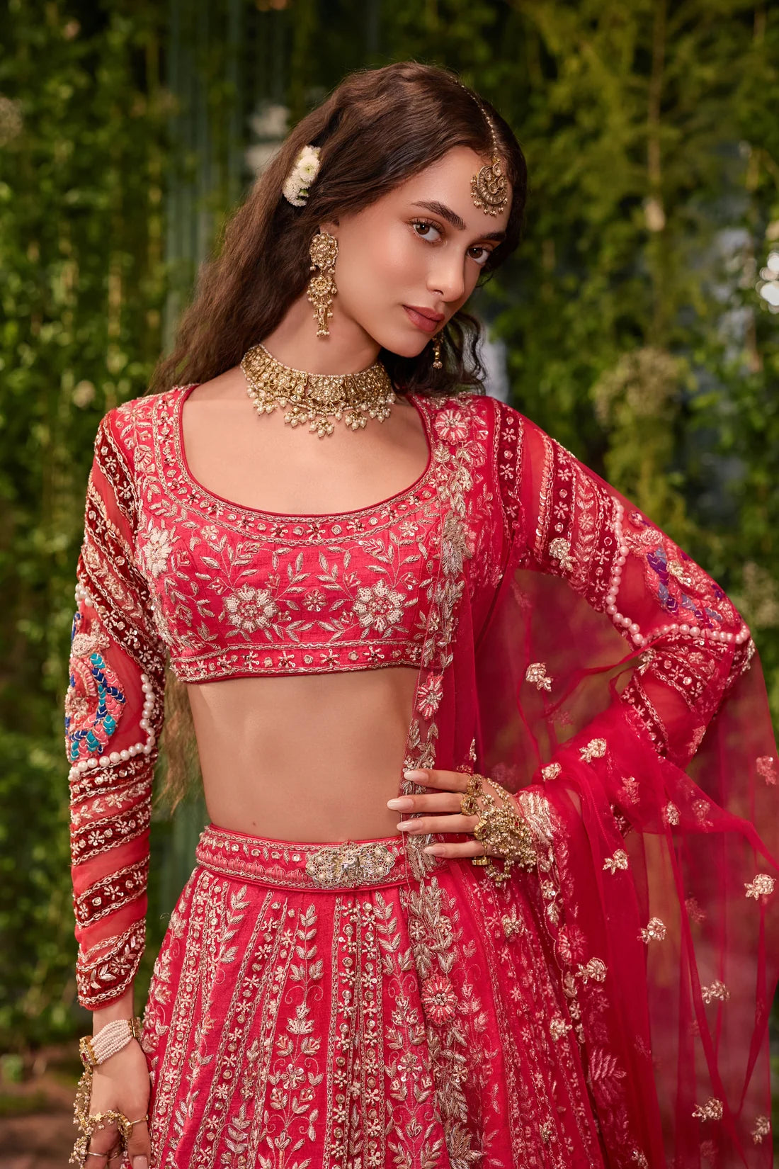 Mayura- The imperial peacock lehenga