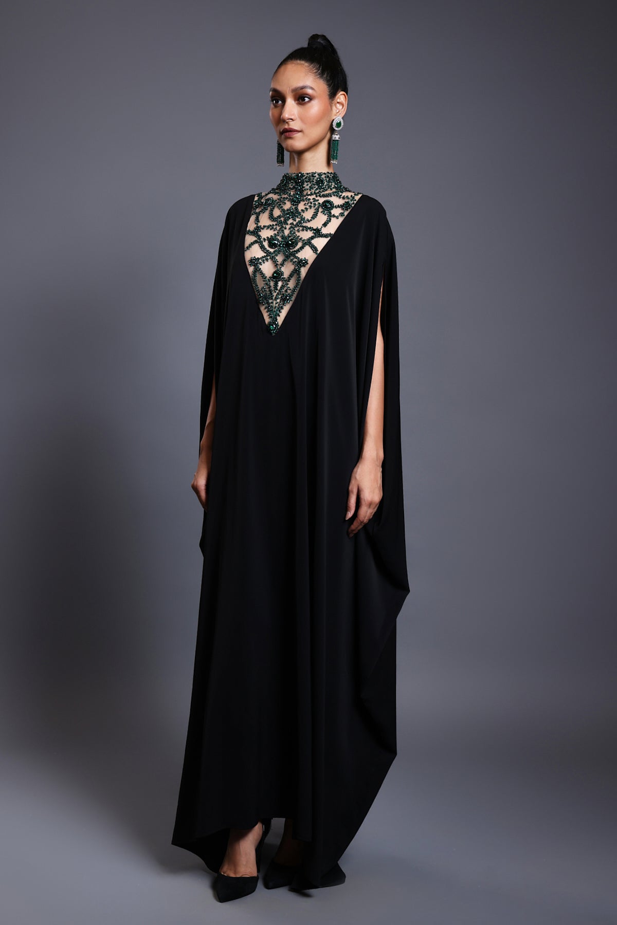 CF Crystal Kaftan Emerald