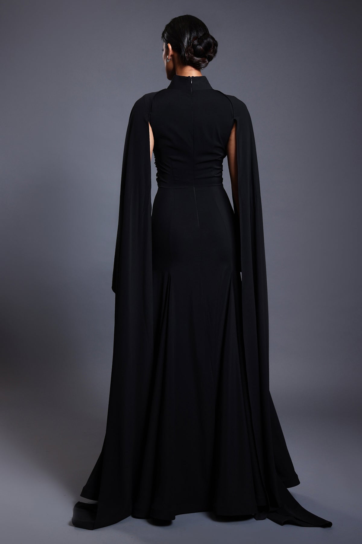 CF Crystal Gown Black