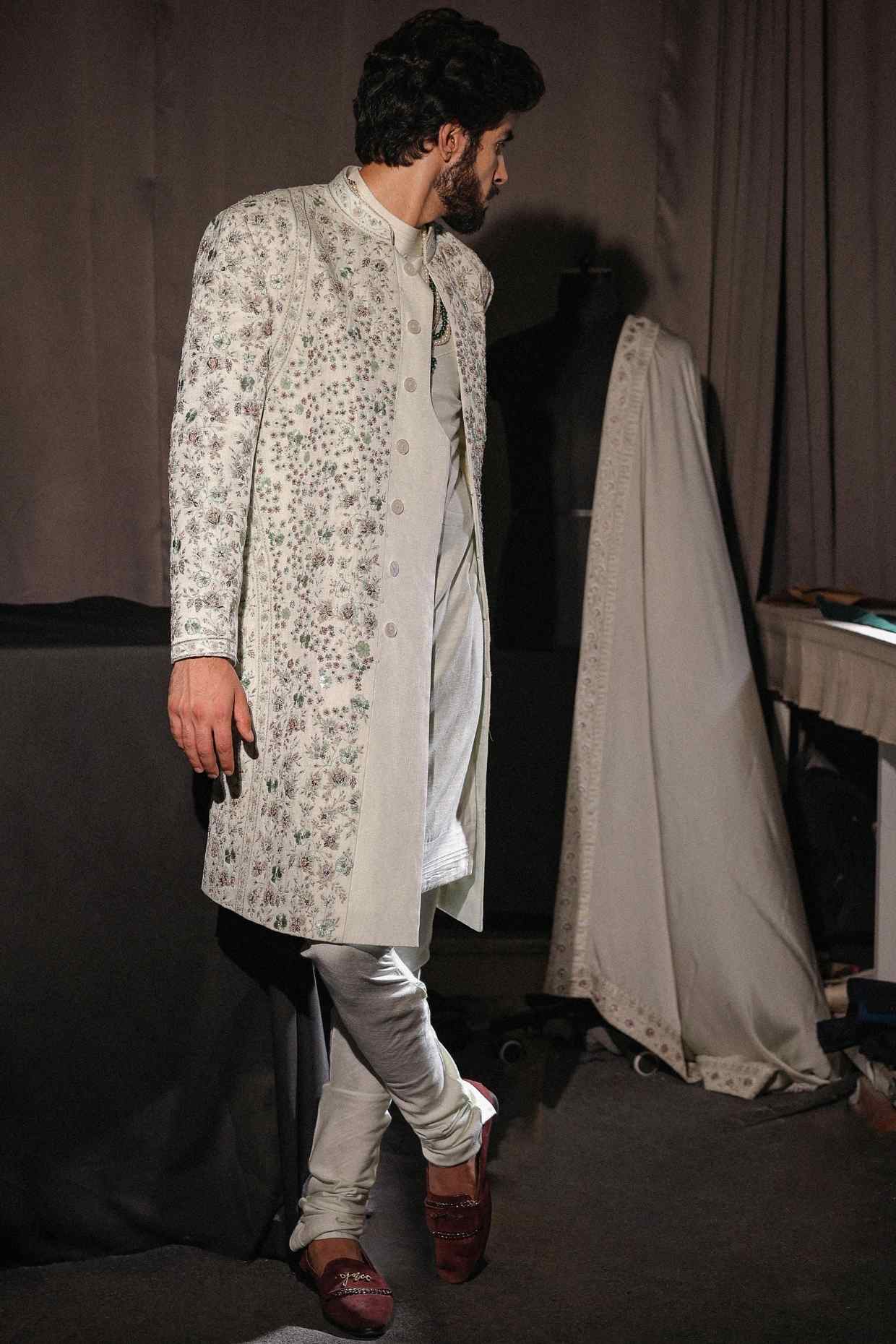 The Blue Iris Sherwani Set