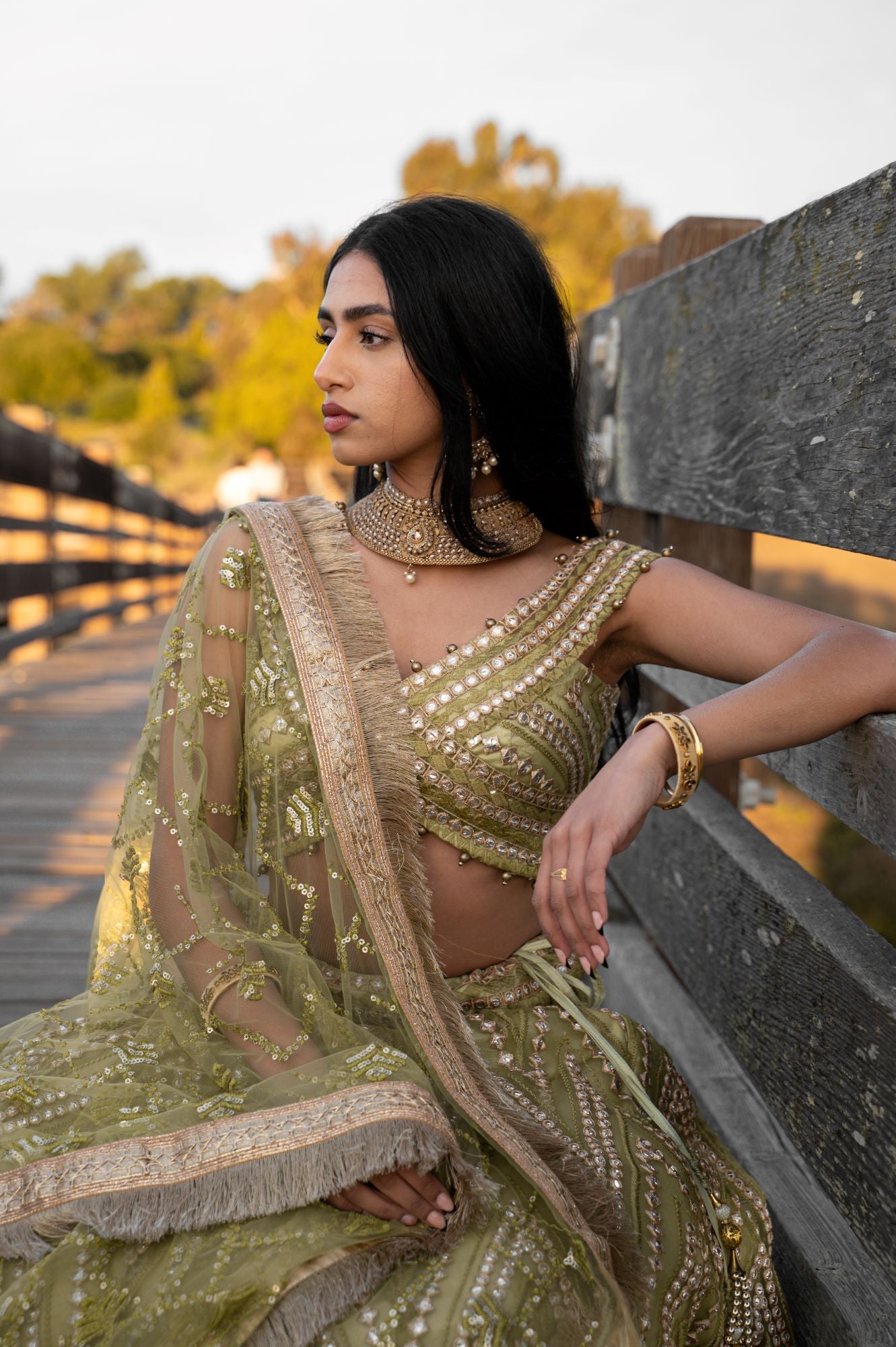 Virid Lehenga