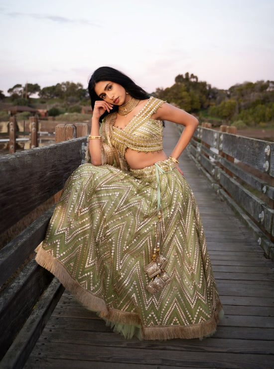 Virid Lehenga