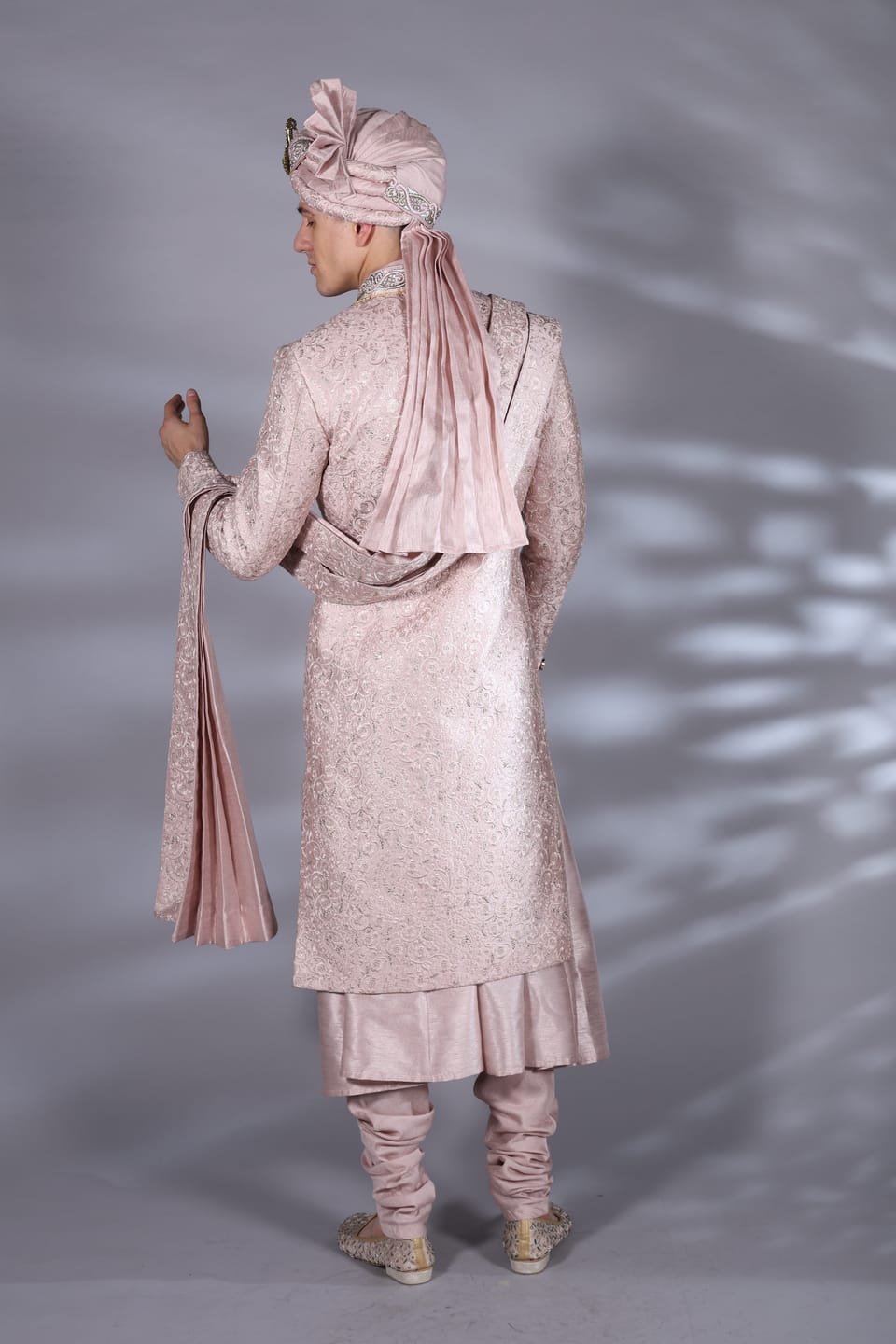 Brocade Silk Anarkali Kurta Set