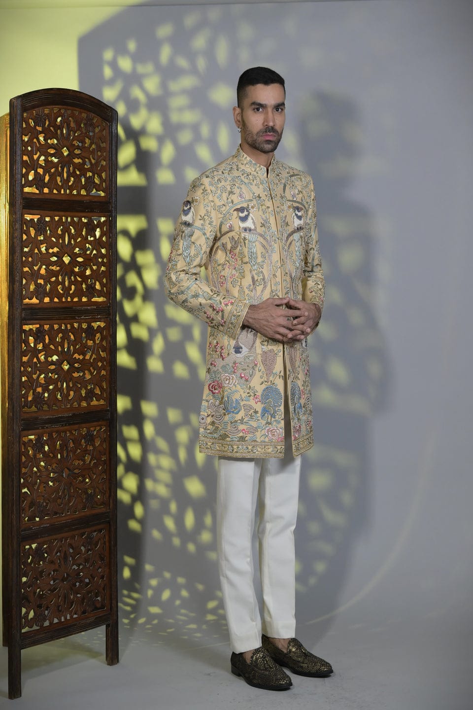 Concealed Achkan Indo-Western