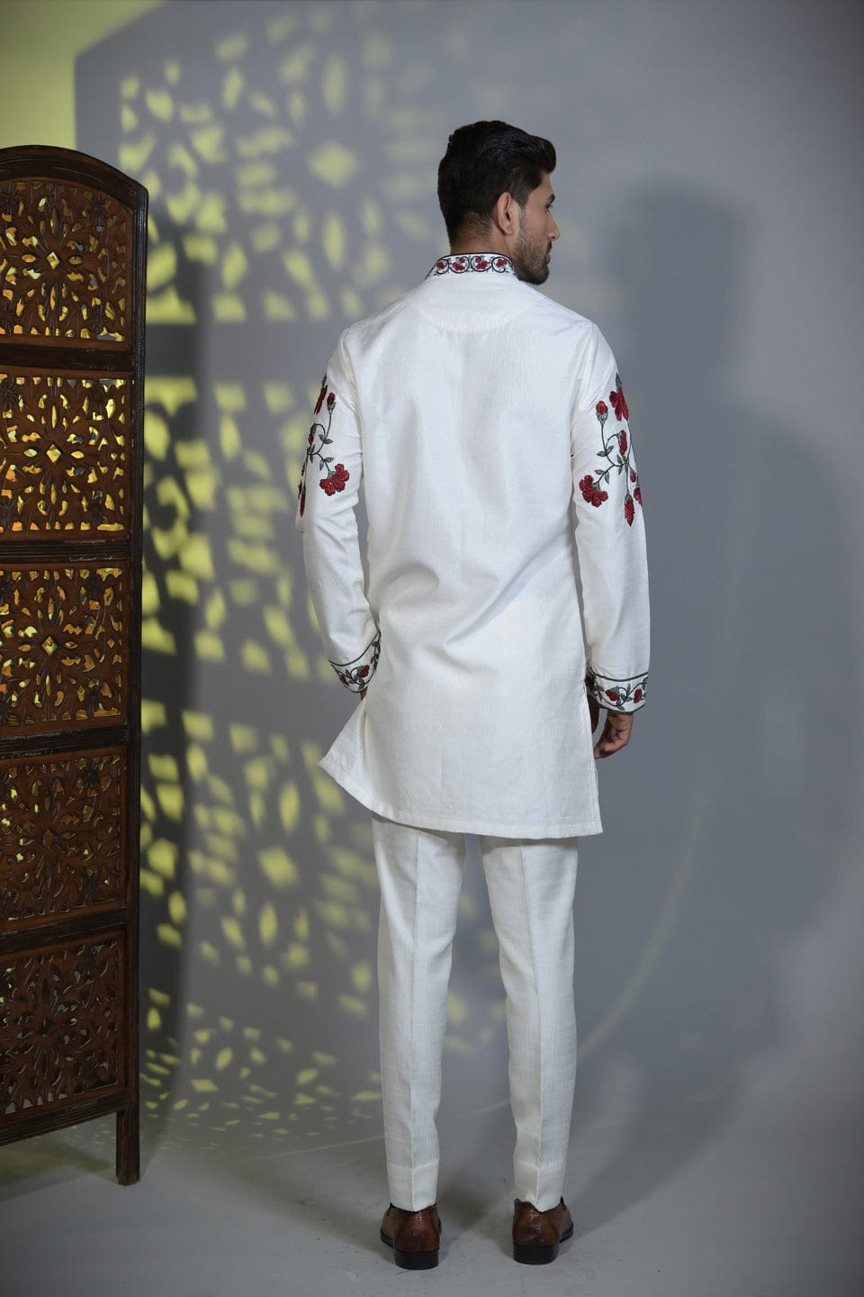 Rose Themed Designer Kurta Set