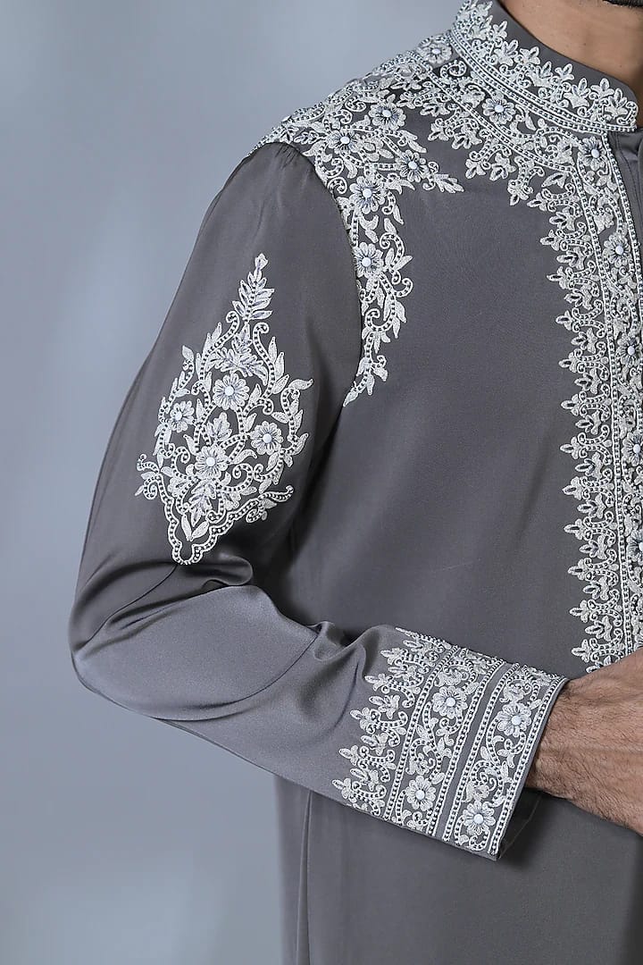 Designer Lucknowi Embroided Kurta Set