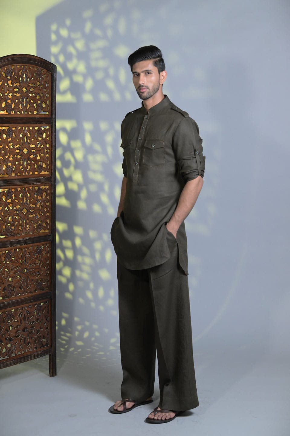 Classic Pathani Kurta Set