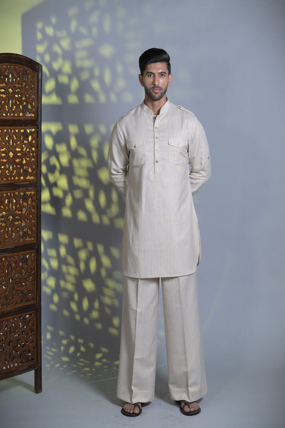 Classic Pathani Kurta Set