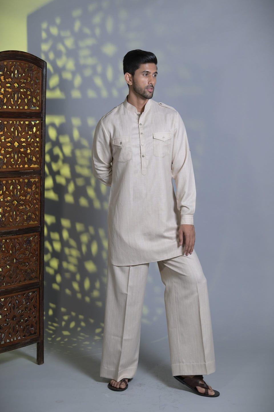 Classic Pathani Kurta Set