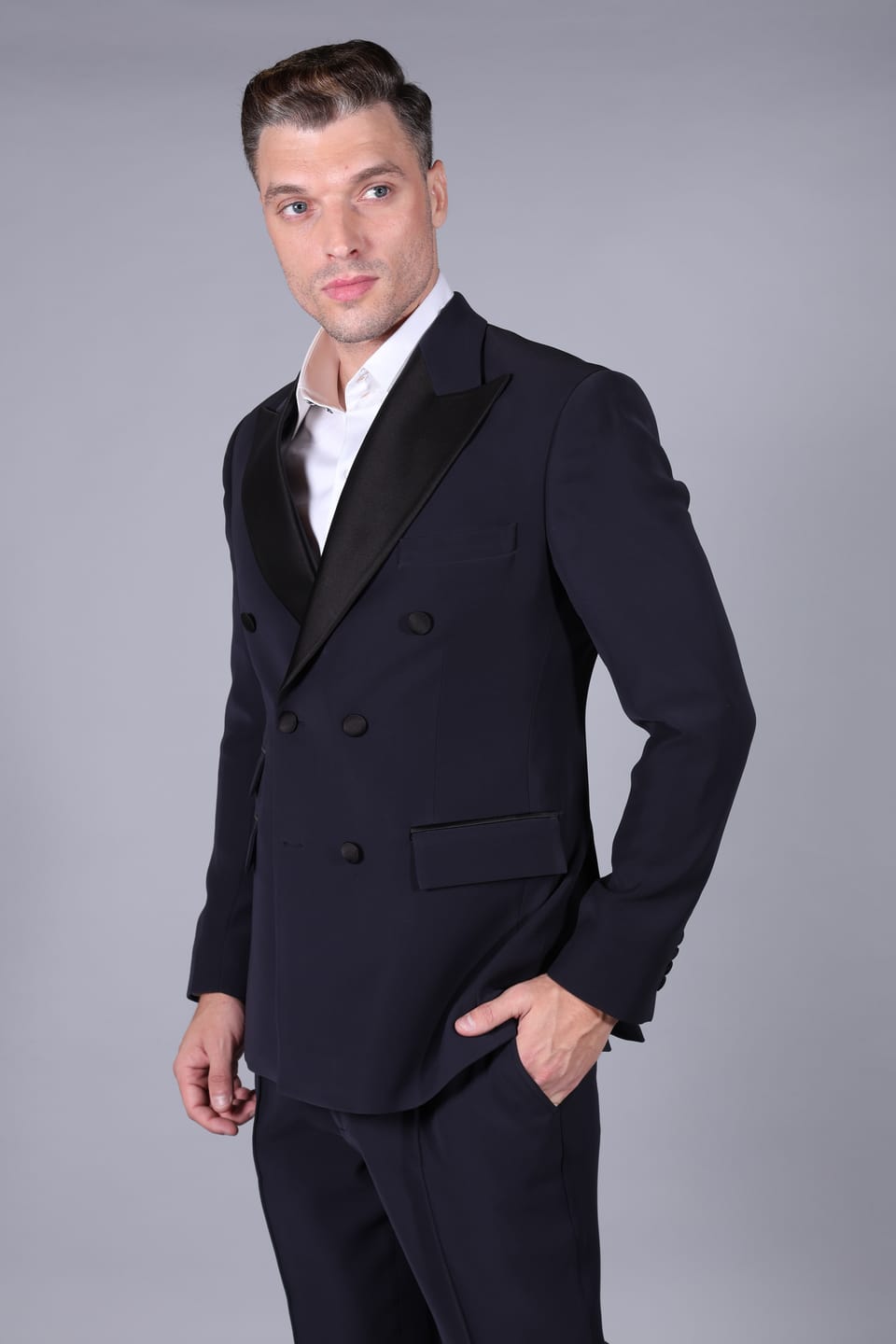 Navy Blue Suit With Trousers