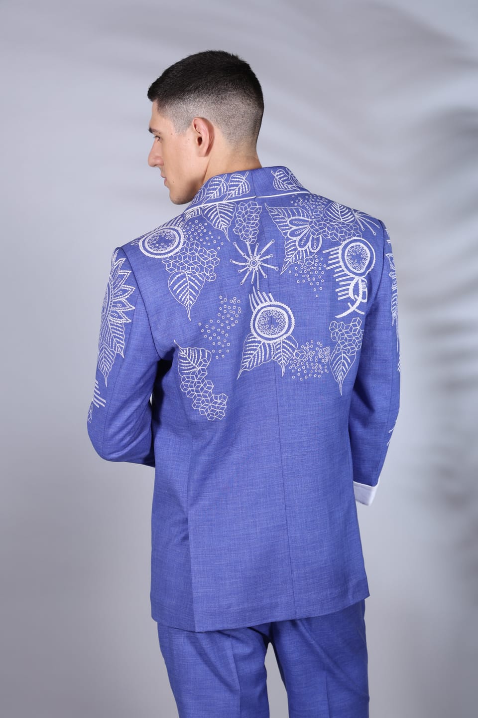 Cornflower Blue Fashion Suit