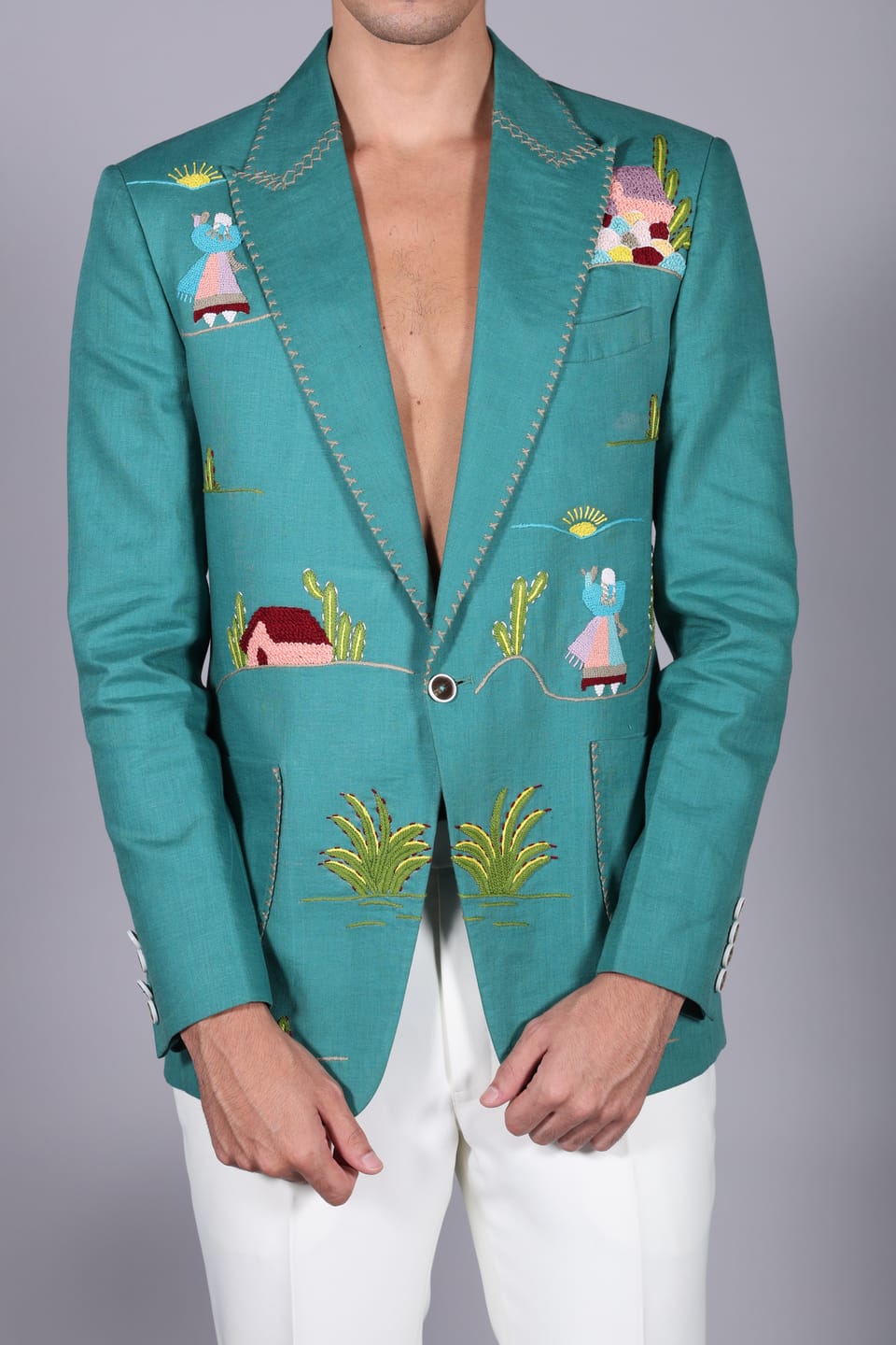 Teal Fun Jacket