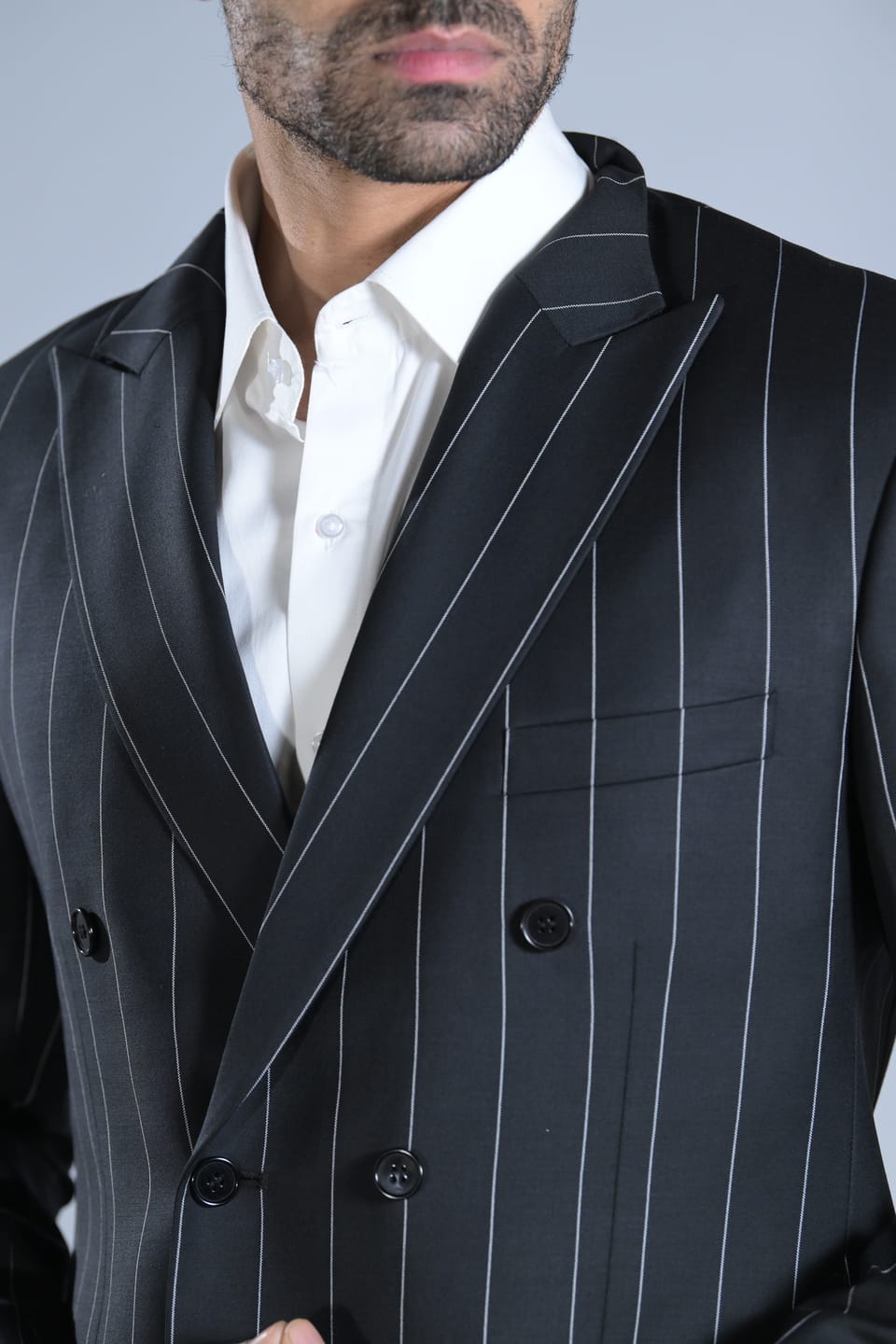 Formal Pinstripe Suit