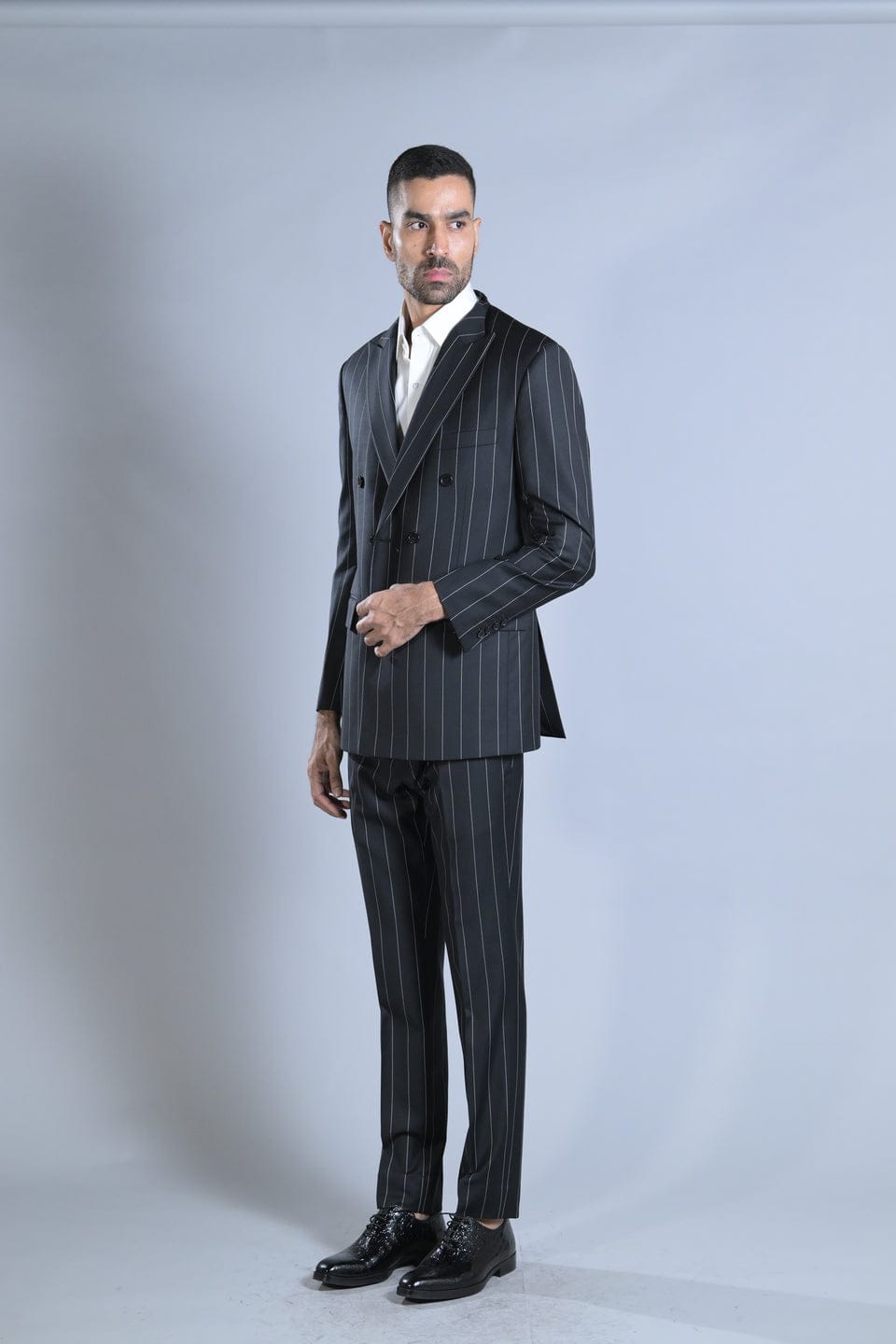 Formal Pinstripe Suit