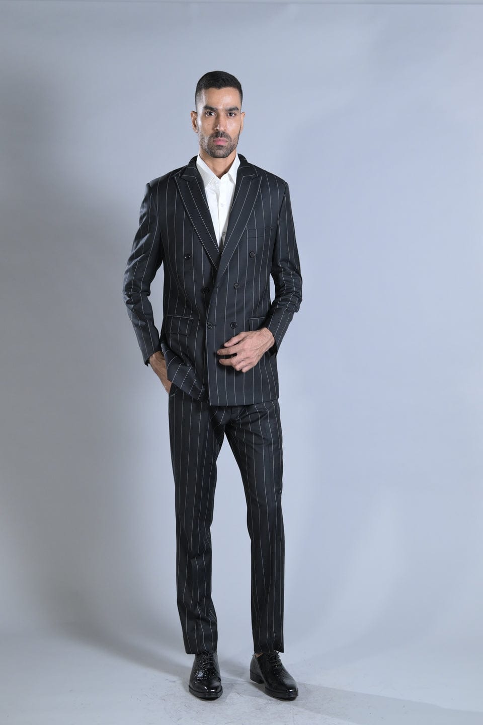 Formal Pinstripe Suit