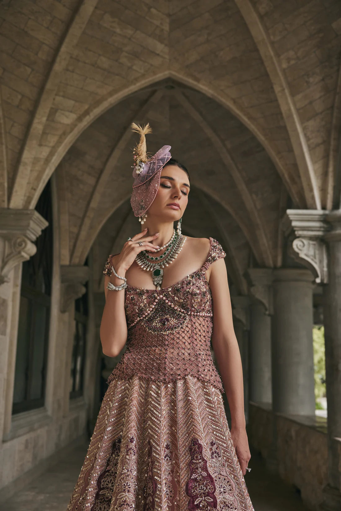 Siam Rose Lehenga Set