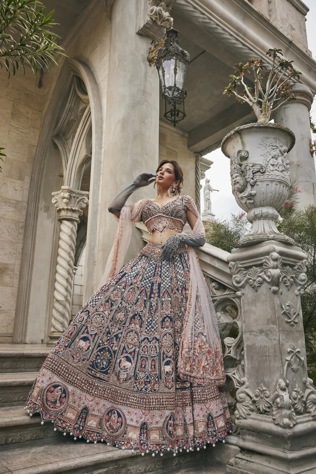 Neel Kamdhenu Lehenga Set