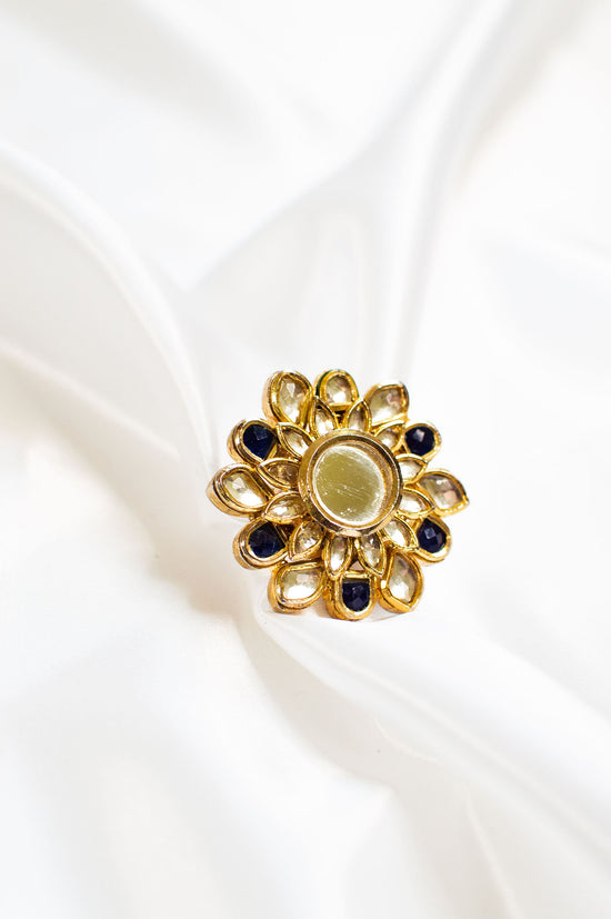 Pika - Kundan Finger Ring