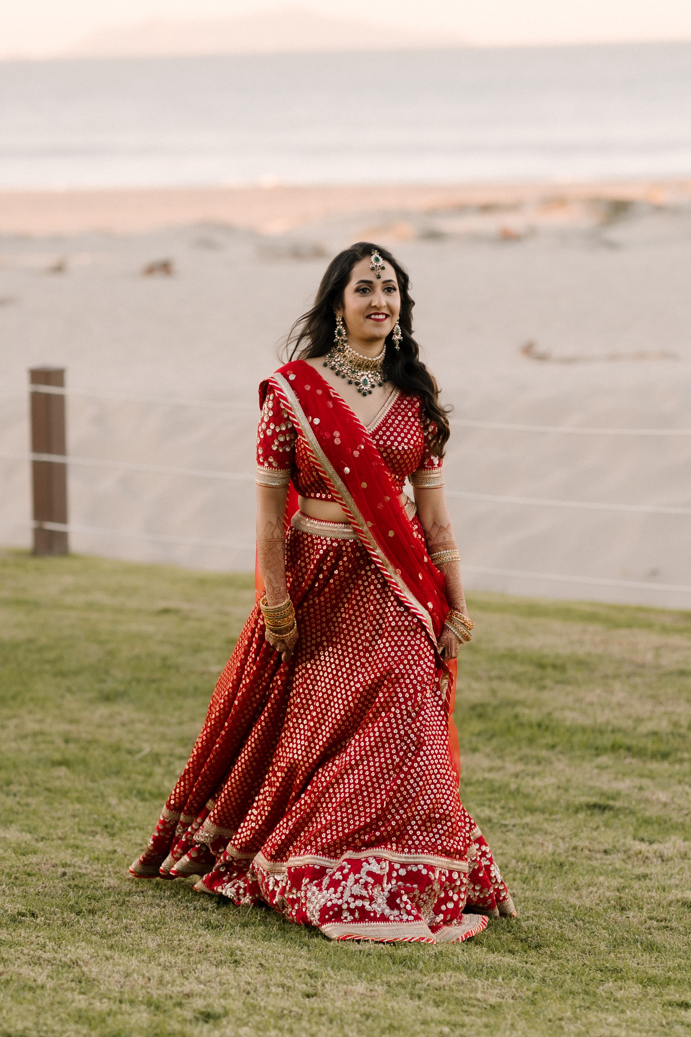 Photo: Alia Bhatt Is Grace Personified In This Tangerine Lehenga But It's  Her Sunglasses That Caught Our Attention