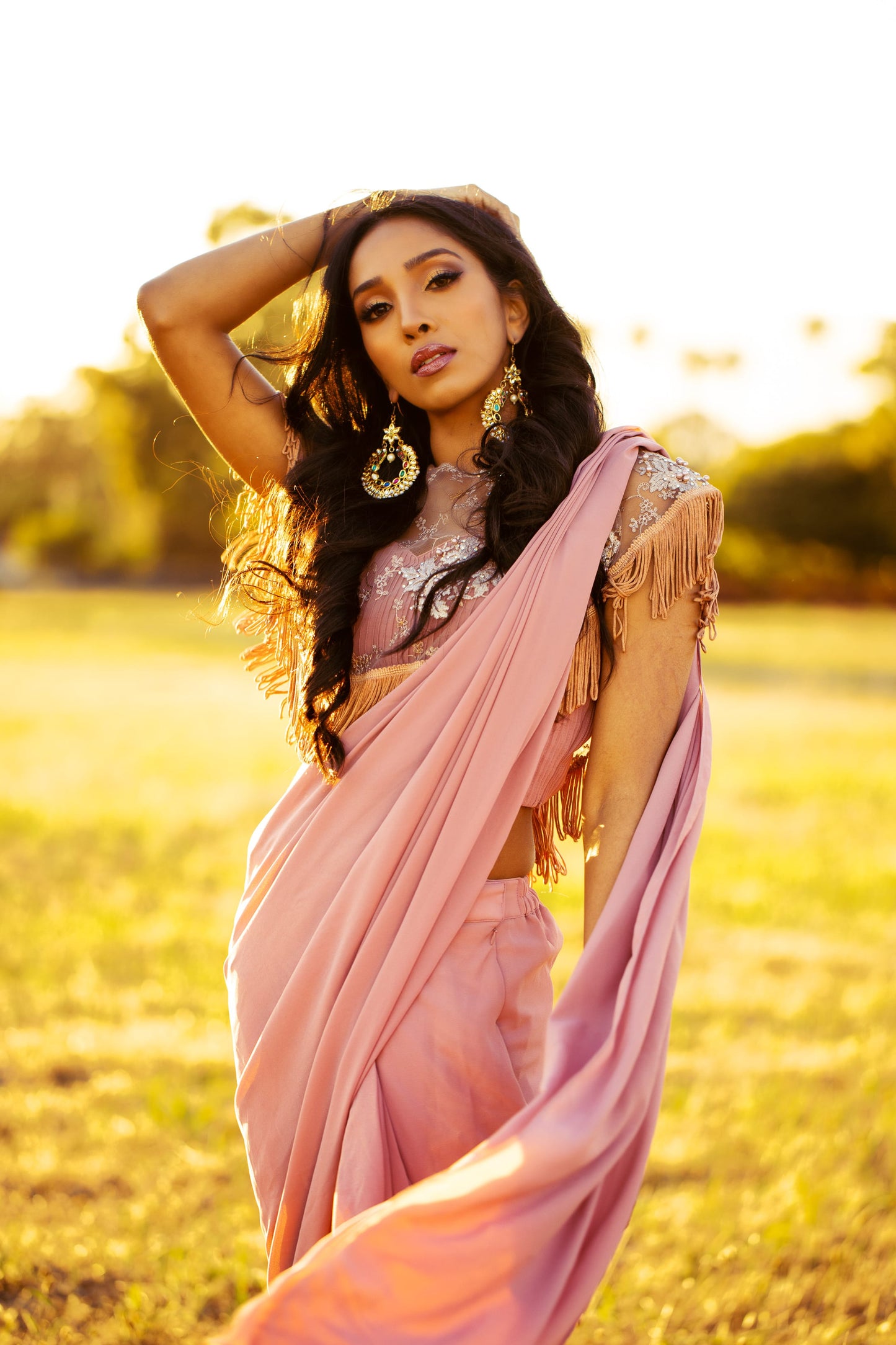 saree pant