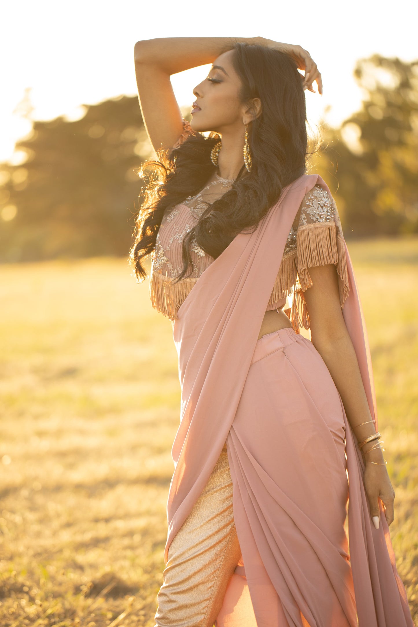 saree pant